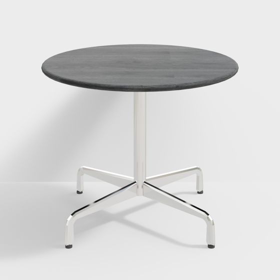 Stylish Polygonal Round Table 3D model