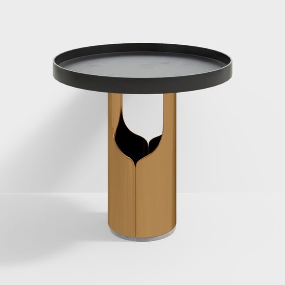 Elegant Side Table 3D Model