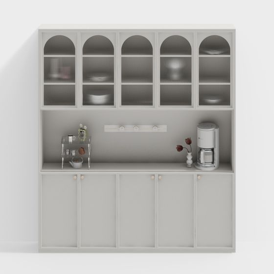 Elegant Storage Cabinet 3D model
