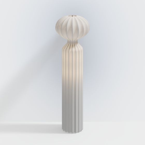 Elegant Column Lamp 3D model