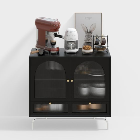 ตู้ไซด์บอร์ดสไตล์ครีม