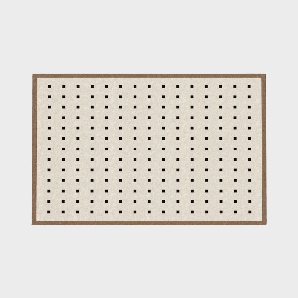 Geometric Carpet 3D model in Minimalist Style