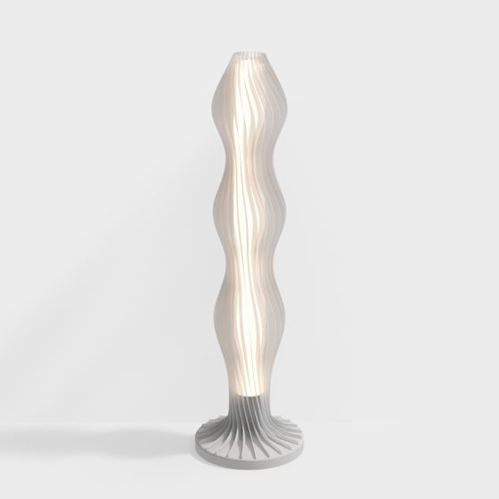 Streamlined Column Light 3D model