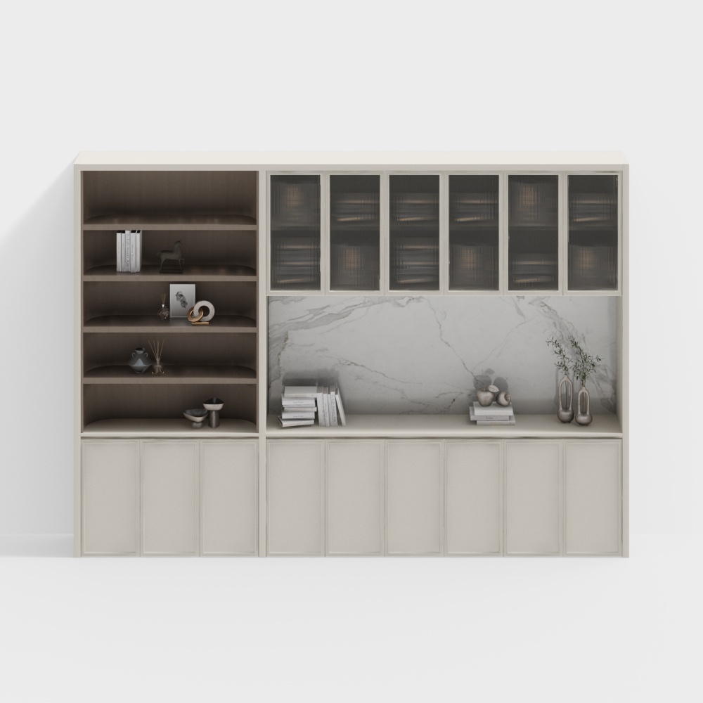 Urban Bookshelf 3D model