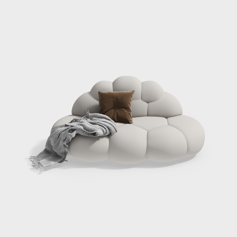 Canapé moderne style crème