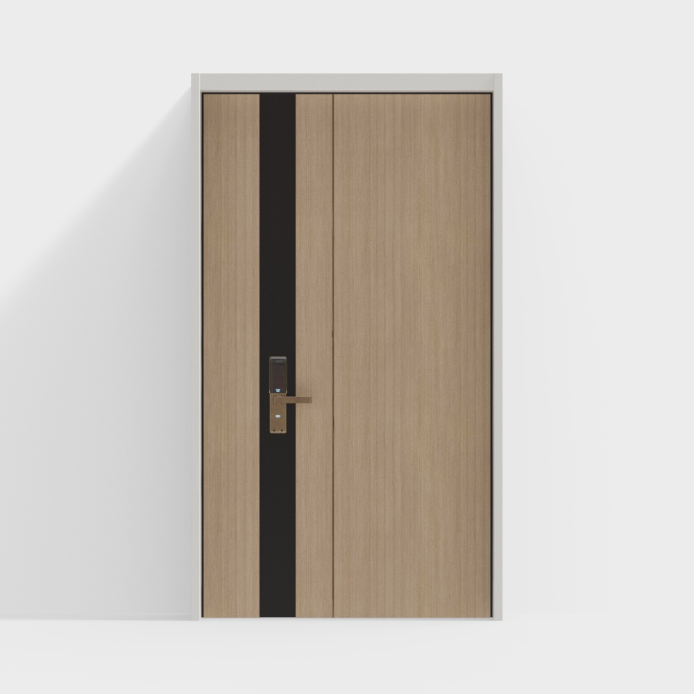 Modern Cream Style Entry Door