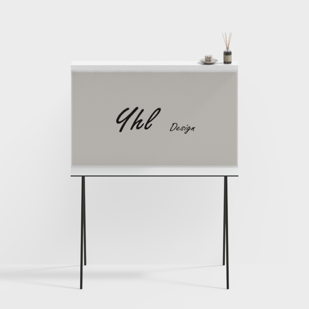 Présentoir de style crème français