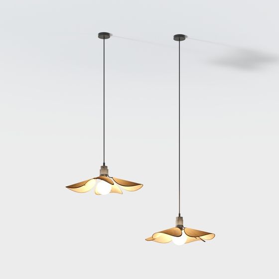 lámpara araña wabi-sabi