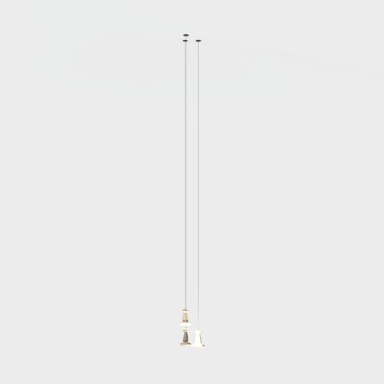Stylish Hanging Light Fixture 3D model for Modern Spaces
