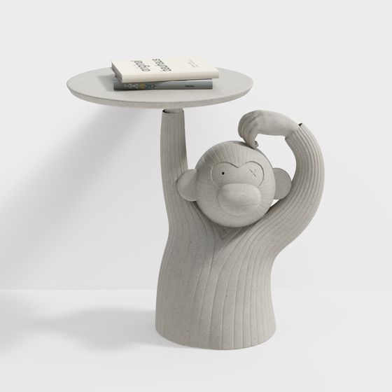 Пристольная тумбочка в стиле Wabi-Sabi