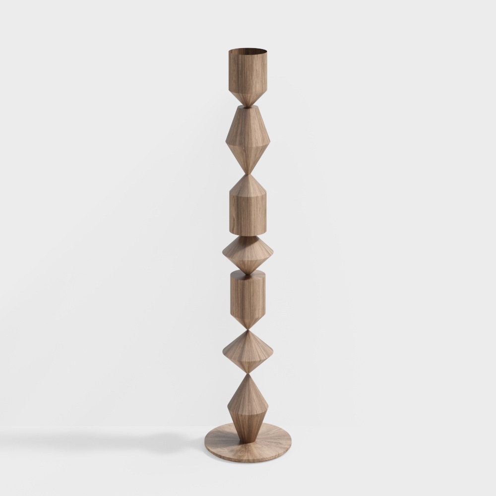 Wabi-sabi wind floor lamp