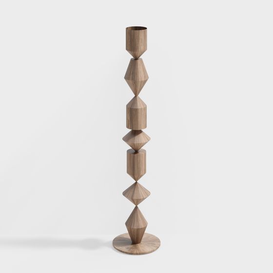 Stylish Geometric 3D Model for Contemporary Designs