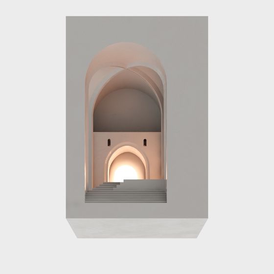 Arch of Light 3D Model