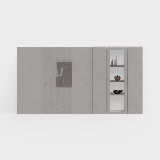 Urban Shelf 3D model for Contemporary Design