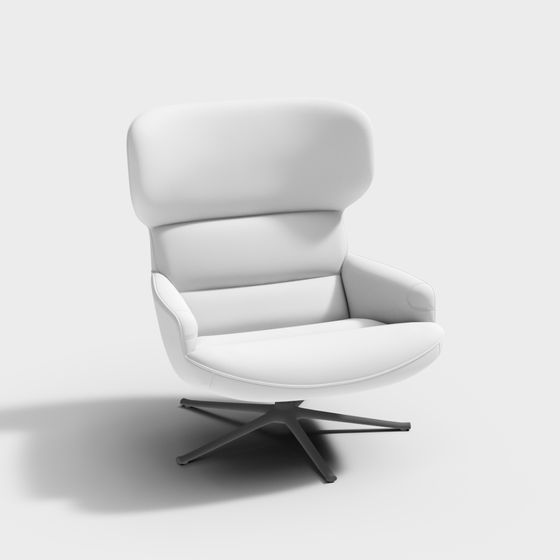 Urban Lounge Chair 3D model for Modern Spaces