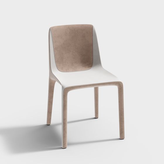 Sophisticated Low-Polygon Chair 3D model for Modern Spaces