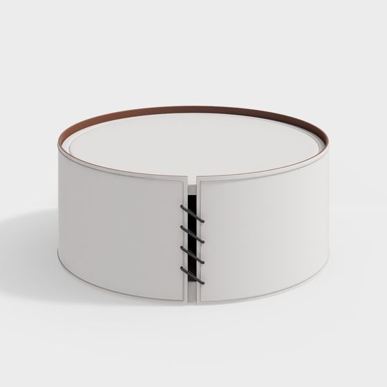 Cylindrical Storage Box 3D Model