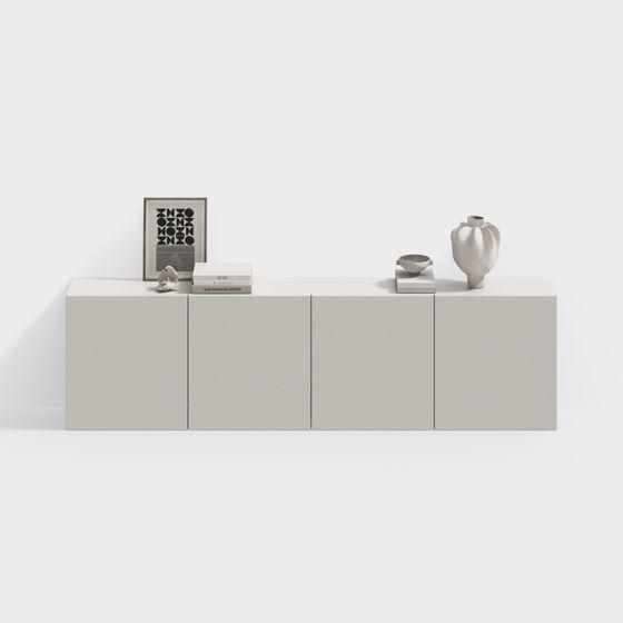 Minimalist Sideboard 3D model