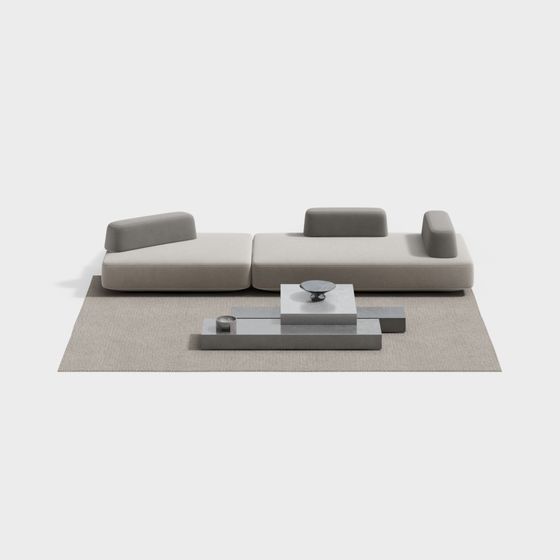 Urban Comfort 3D model - Stylish Sofa for Modern Spaces