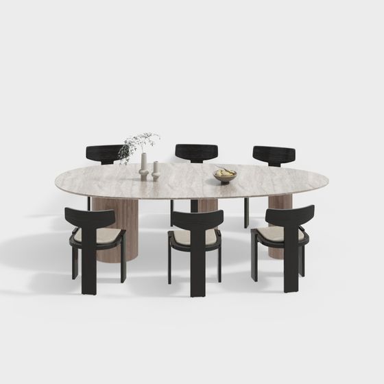 Urban Dining Table 3D model