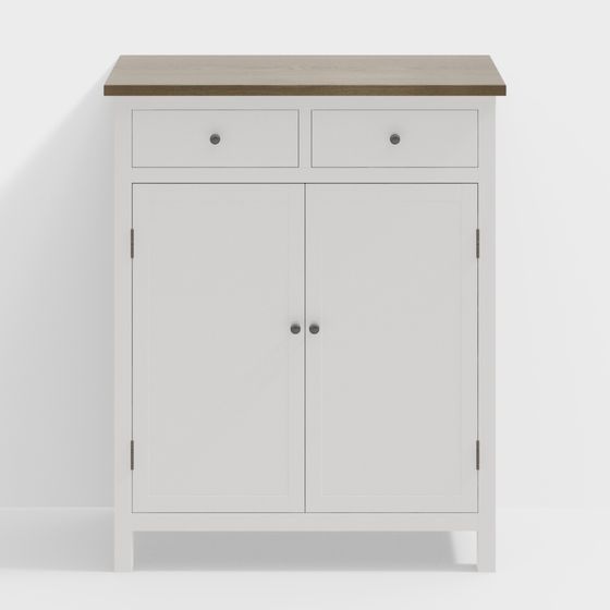 Urban Corner Storage Cabinet 3D model