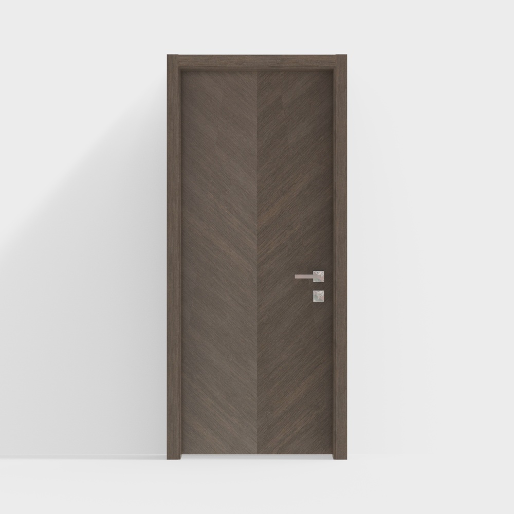 modern wooden beige door