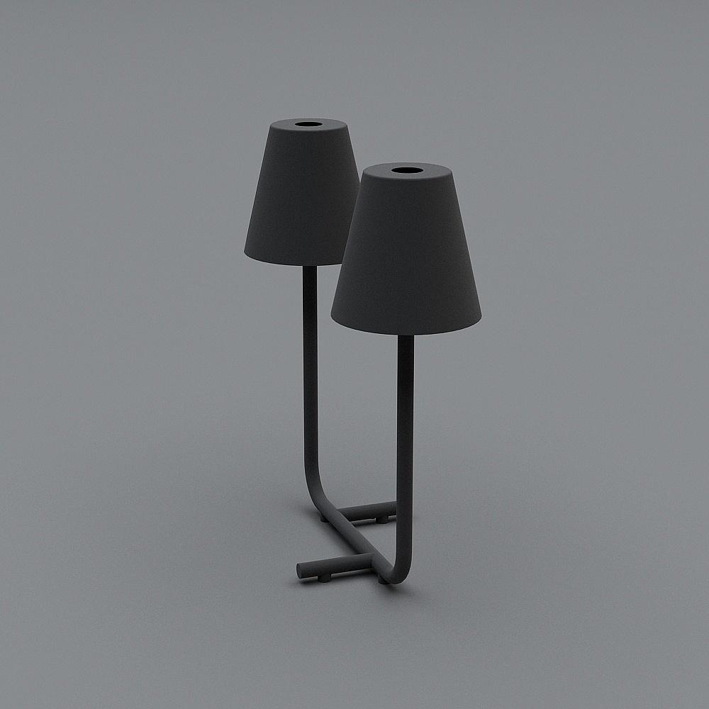 Modern Cone Table Lamp 3D model