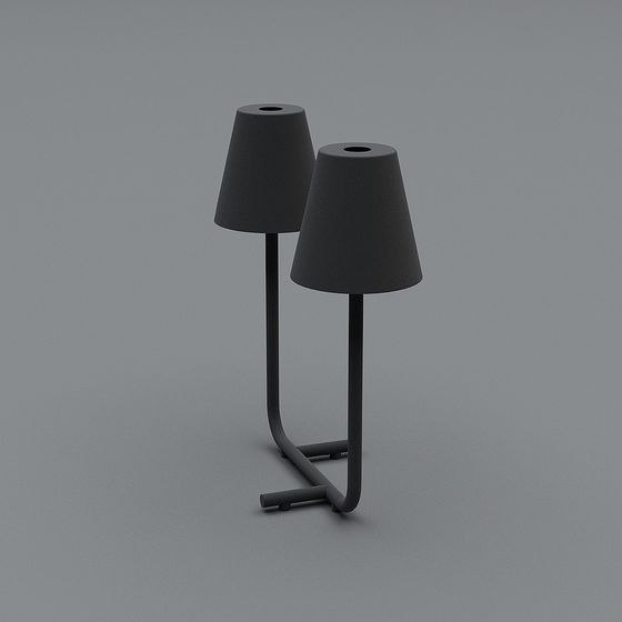 Modern Cone Table Lamp 3D model