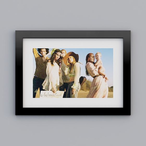 Retro Hippie Scene 3D model for Creative Projects