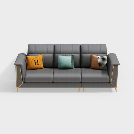 sofá de tres plazas