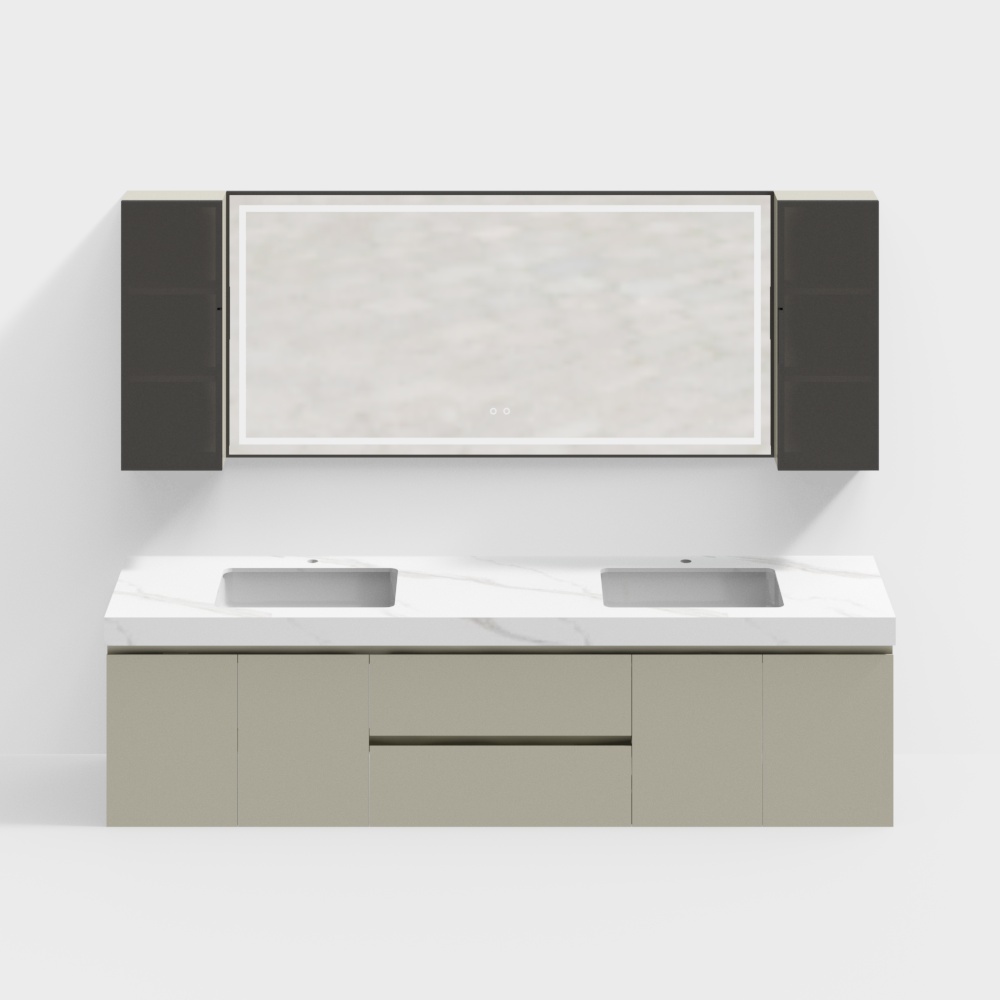 10.26 Custom bathroom cabinet effect figure 2