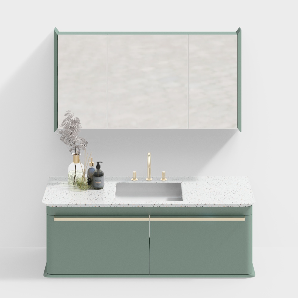 モダンバスルームキャビネット