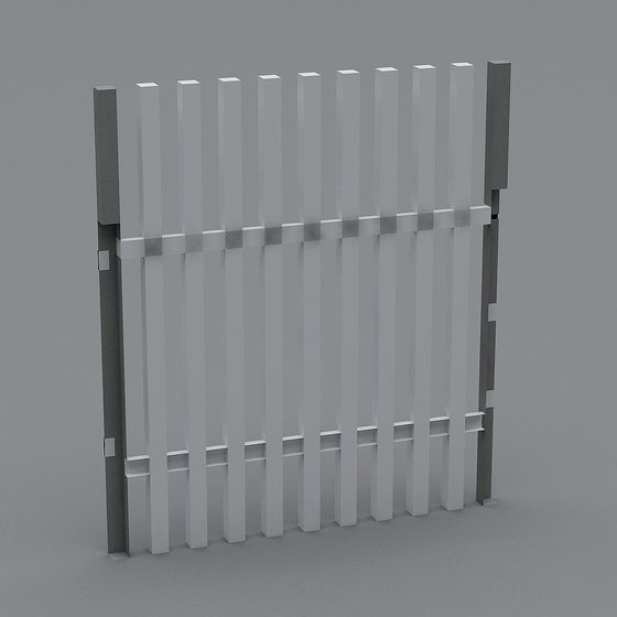 City Window Low Poly Building Element 3D model