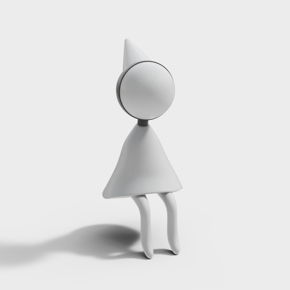 Minimalist Figure 3D model