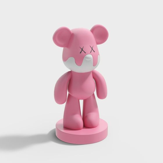 Charming Kitty Bear 3D model for Creative Projects