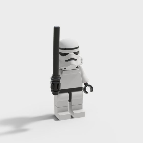 Iconic Stormtrooper 3D model for Creative Projects