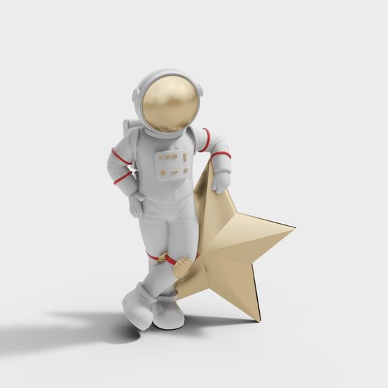 Astronaut 3D Model for Cosmic Adventures