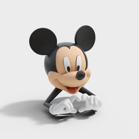 Playful Mickey Mouse 3D model for Creative Projects