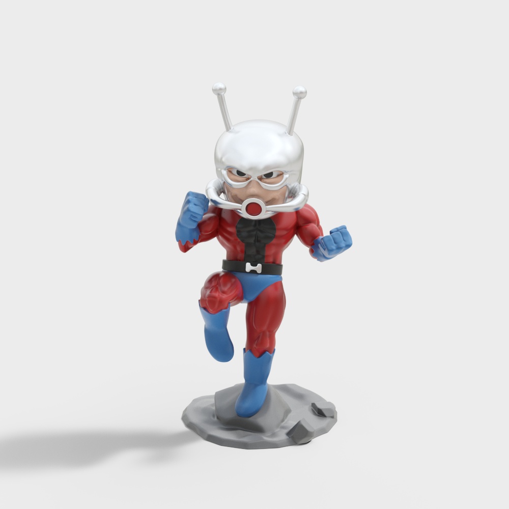 Stylish Insect Man 3D Model for Sci-Fi Designs