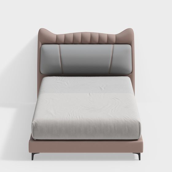 Urban Elegance Bed 3D model for Modern Interiors