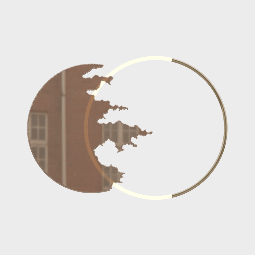 Urban Silhouette 3D Model – Low-Poly Cityscape Design