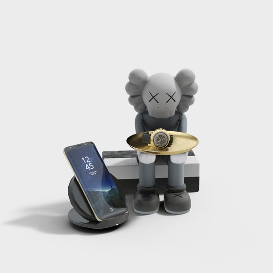 Kaws Companion Charging Station 3D model for Creative Projects