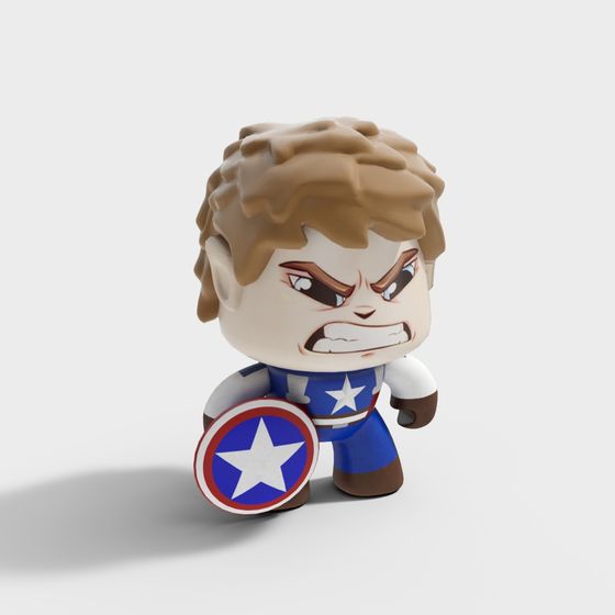 Captain America Mini 3D model