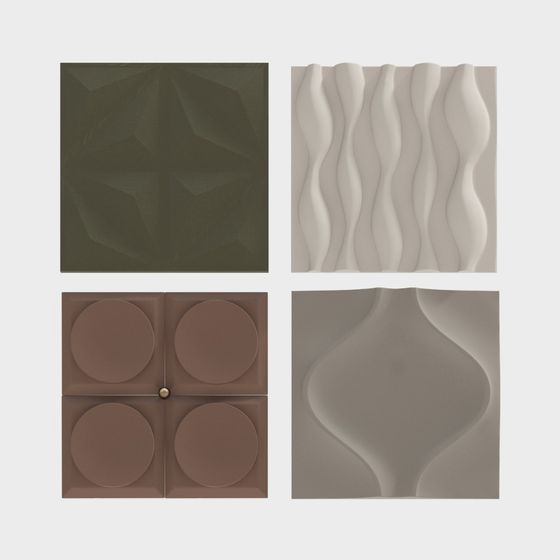 Unique Geometric 3D Model for Modern Design