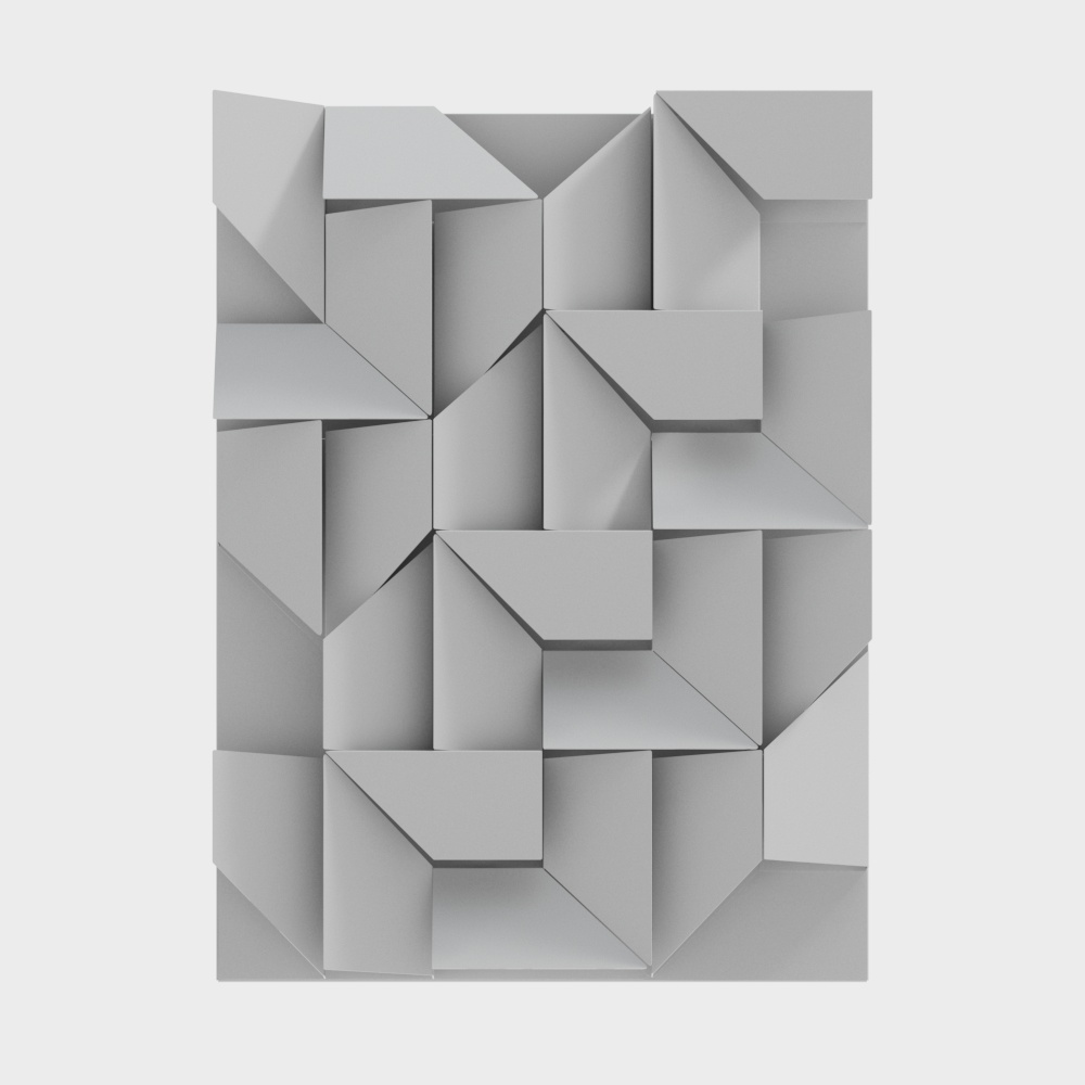 Moderna Decorazione Murale Tridimensionale