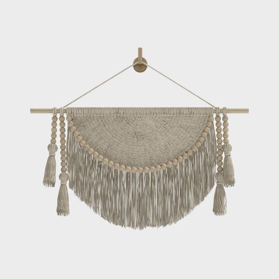 Boho Wall Hanging 3D model