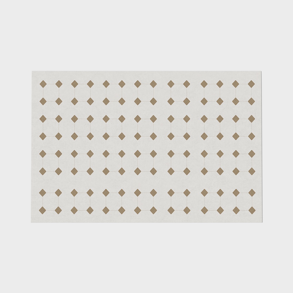 현대적인 정사각형 카펫