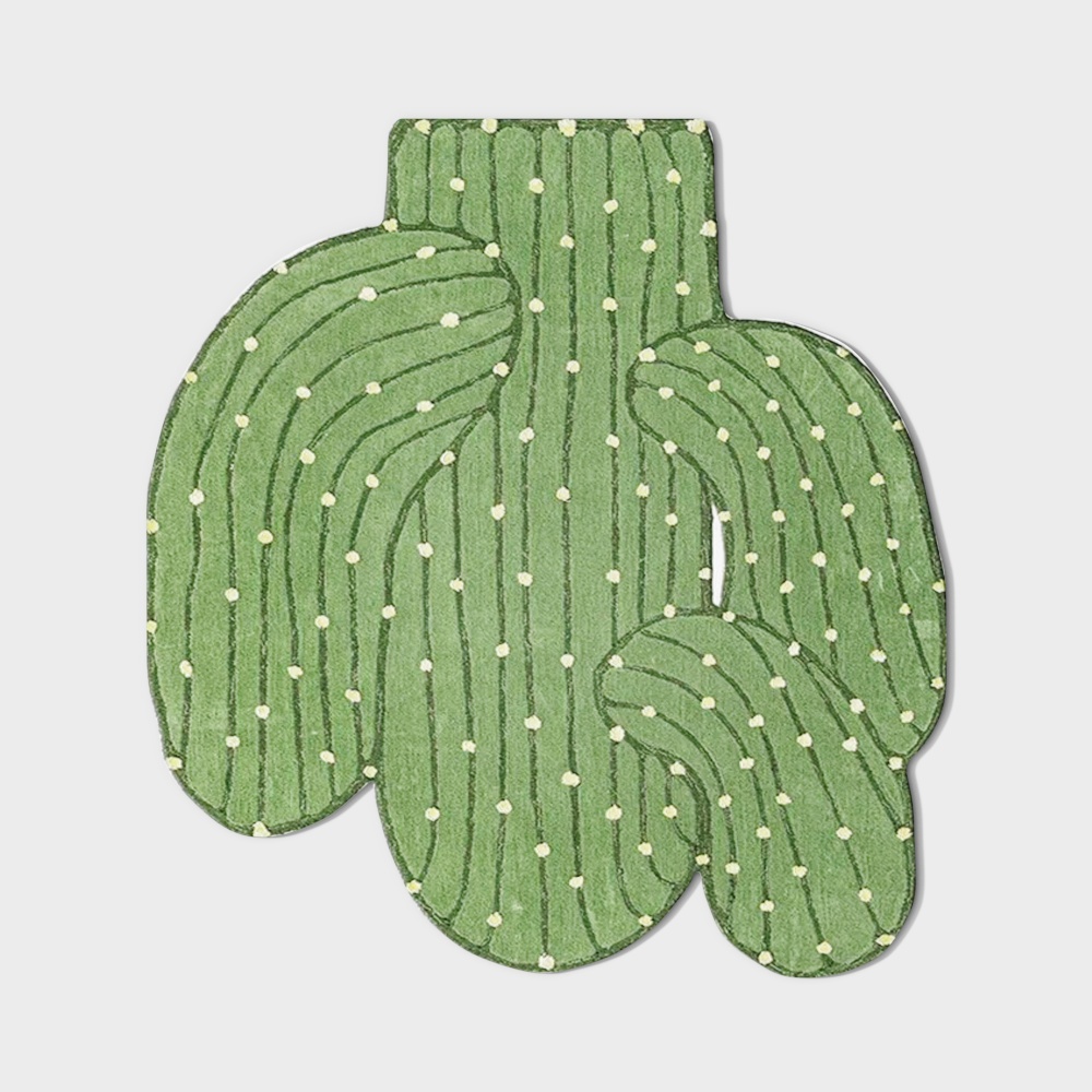 Cactus Carpet 3D Model – Vibrant Low-Poly Design