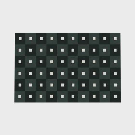 Low-Poly Checkered Carpet 3D model