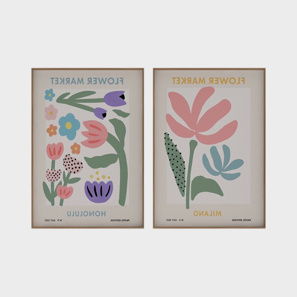 Nordische hängende Bilder